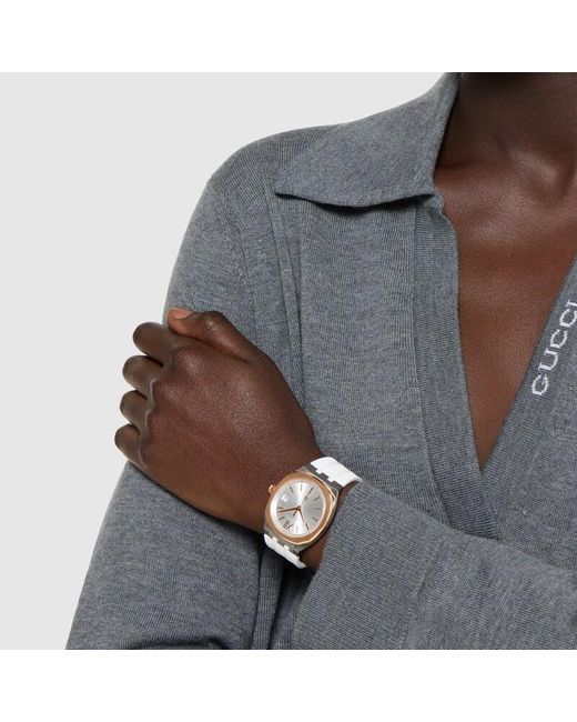 Gucci Metallic 25H Watch, 36Mm