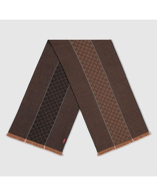 Sciarpa di Gucci in Brown da Uomo