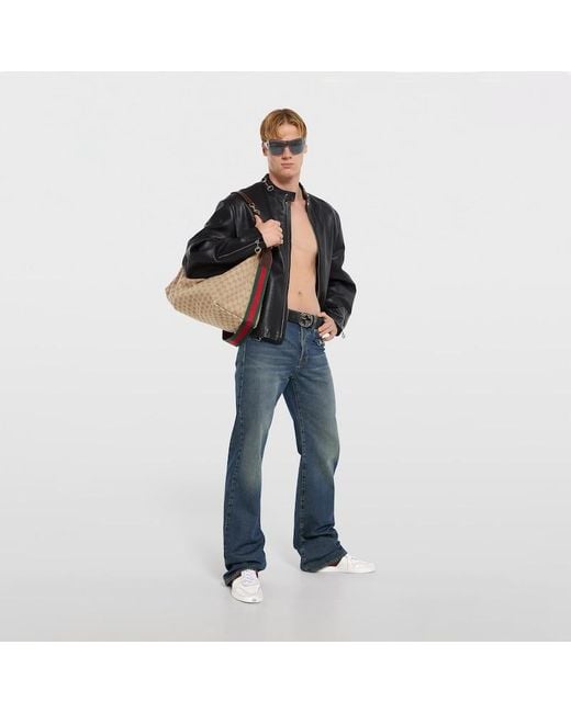 Sac À Bandoulière Brera Grand Format Gucci pour homme en coloris Brown