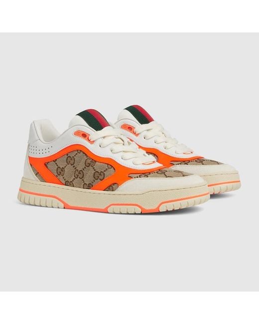 Gucci Orange Re-web Sneaker