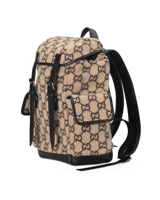 gucci wool backpack