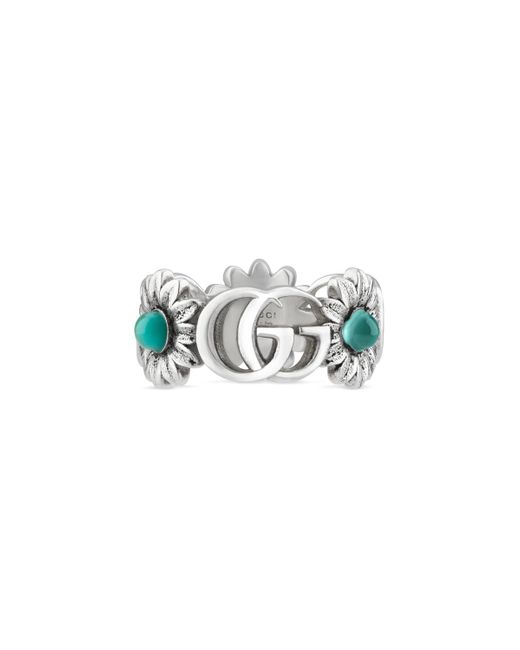 Gucci Double G Flower Ring - Lyst
