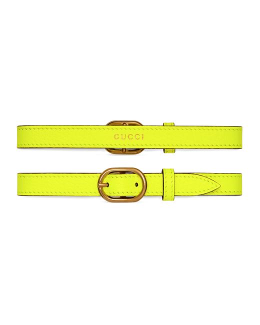 Gucci Diana Medium Handle Shapers in Yellow - Lyst