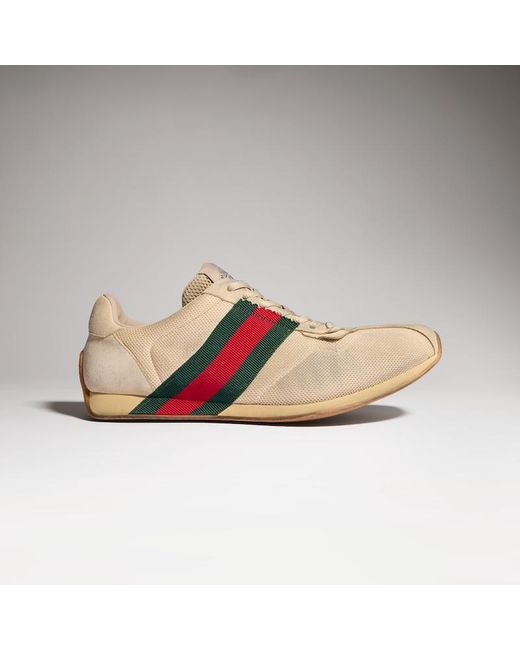 Gucci Natural Tempo Sneaker, Fabric for men