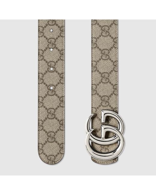 Gucci Black Reversible Gg Marmont Belt, Size 100 for men