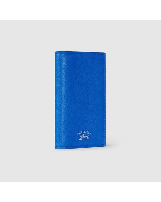 Gucci Blue Lira Card Case for men