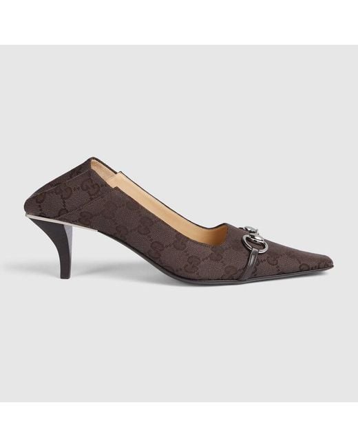 Gucci Brown Vittoria Pump