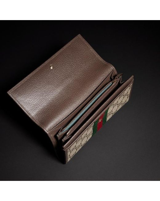 Gucci Metallic "Ophidia" Wallet