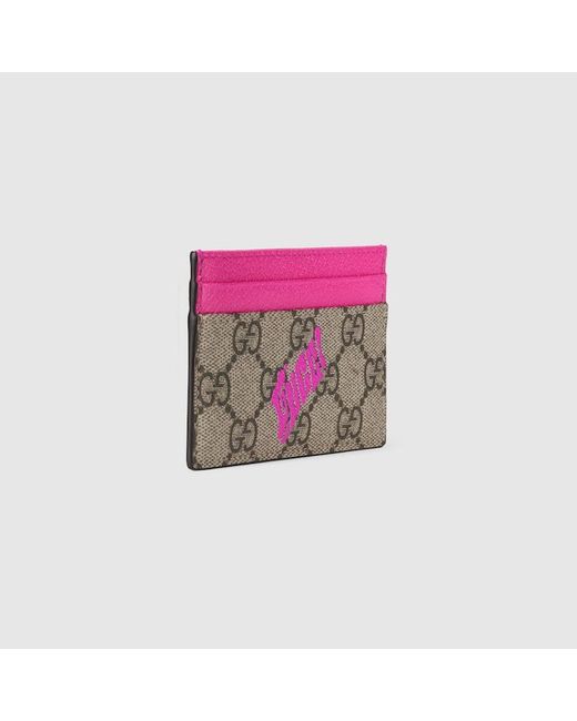 Gucci Gg Monogram Brieftasche Mit Rundum-Rv Und Print in Pink für Herren