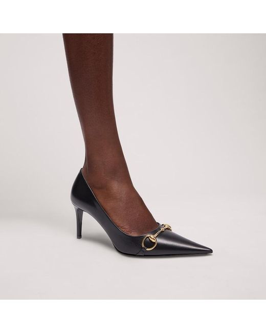 Gucci Black Donna Pump, Leather