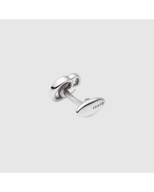 Gucci Metallic Gg Marmont Cufflinks for men
