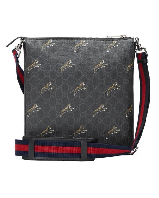 Gucci Canvas Bestiary Messenger With Tigers for Men | Lyst