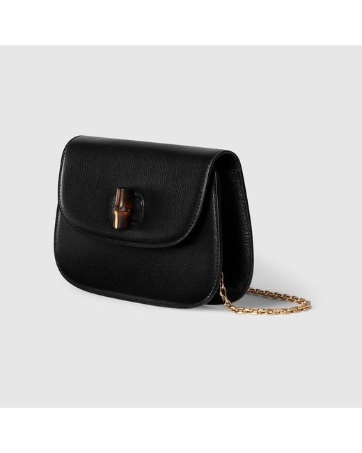 Gucci Black Bamboo Clutch
