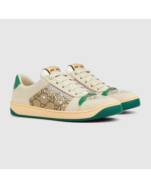 Gucci 〔スクリーナー〕Gg クリスタル ウィメンズ スニーカー