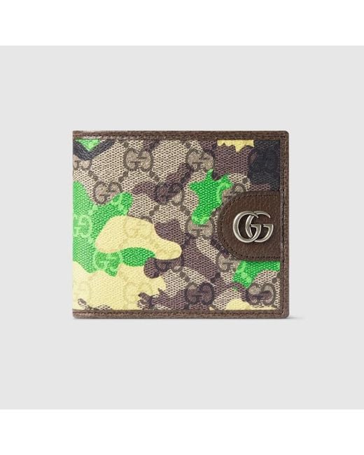 Gucci Green Gg Bi-Fold Wallet for men
