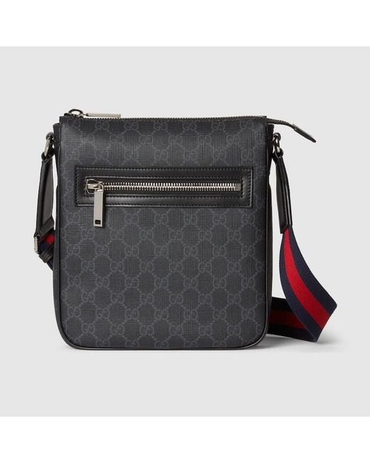 Gucci Black Gg Small Messenger Bag