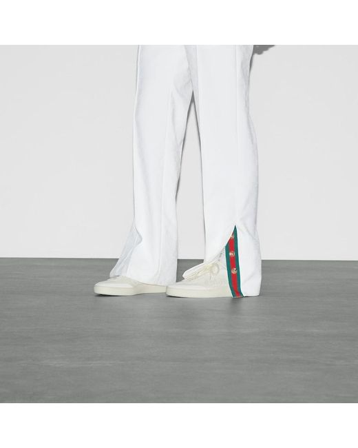 Sneaker Con GG di Gucci in White da Uomo