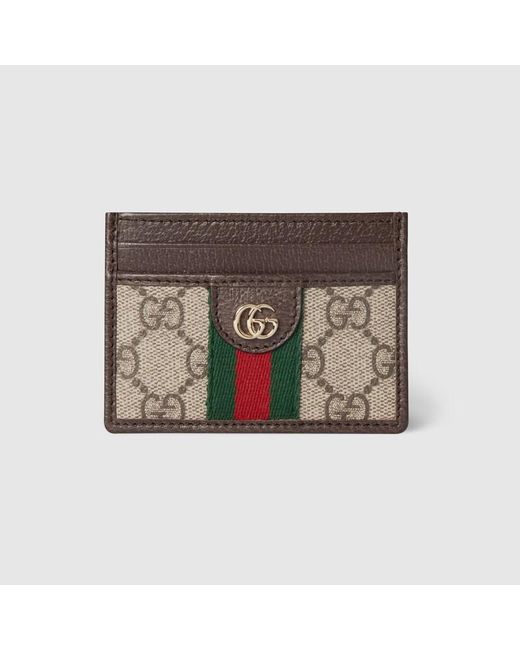 Gucci Natural Porte-Cartes Ophidia