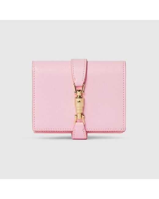 Gucci Pink Jackie Medium Wallet