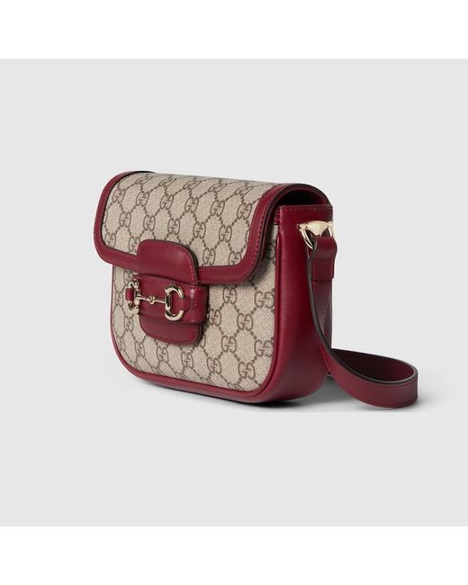 Borsa A Spalla Horsebit 1955 Soft Misura Piccola di Gucci in Pink