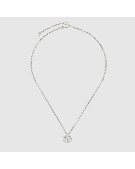 Gucci Metallic GG Marmont Necklace