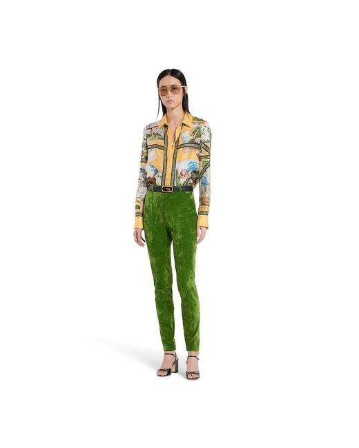 Gucci Green Horsebit Sandal, Size 34 It