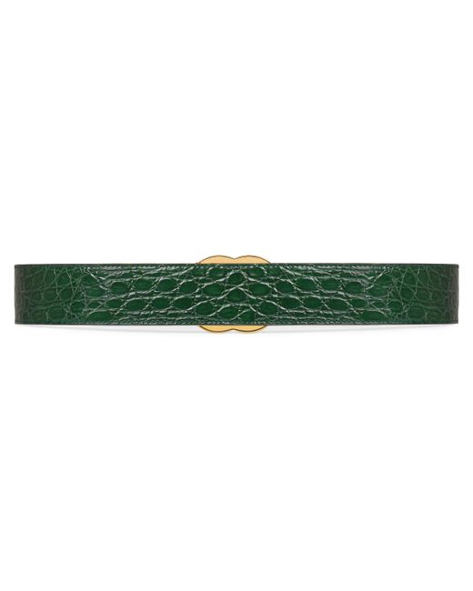 Cintura gg marmont da Uomo di Gucci in Verde | Lyst