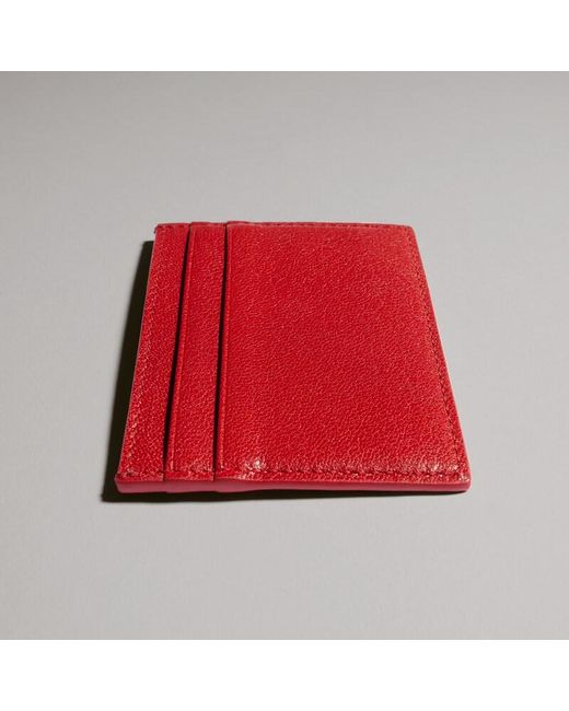 Gucci Red Lira Card Case for men