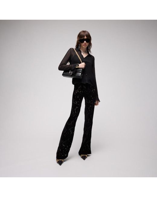 Gucci Black Light Silk Georgette Shirt