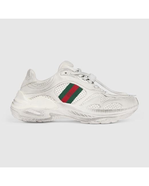 Gucci White 2.0 Trainers, .5 Uk