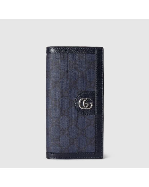Gucci Blue Ophidia GG Long Wallet