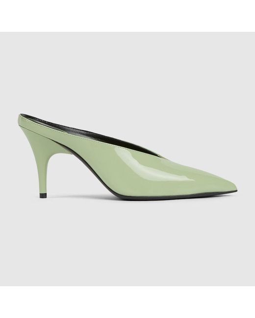 Mule 97 Con Tacón Para Mujer, Talla Gucci de color Green