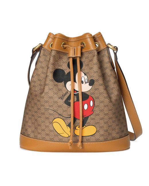 Gucci Natural Disney X Small Bucket Bag
