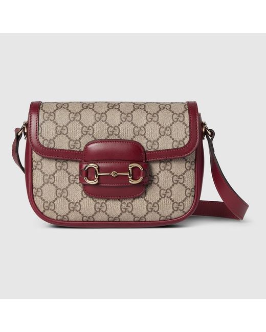 Borsa A Spalla Horsebit 1955 Soft Misura Piccola di Gucci in Pink