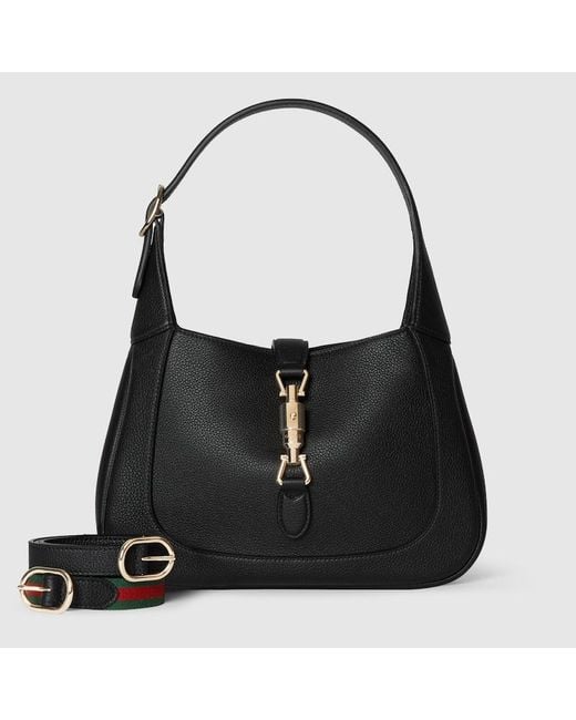 Gucci Black Jackie 1961 Medium Bag, Leather