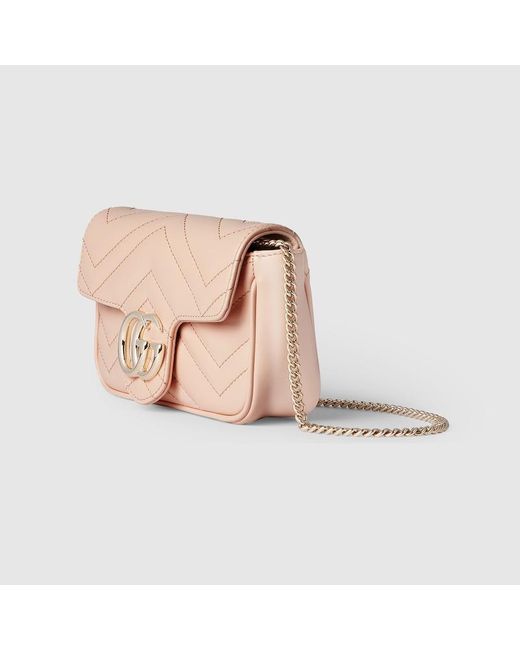 Gucci Natural Matelassé Chevron Super Mini Top-Handle Bag