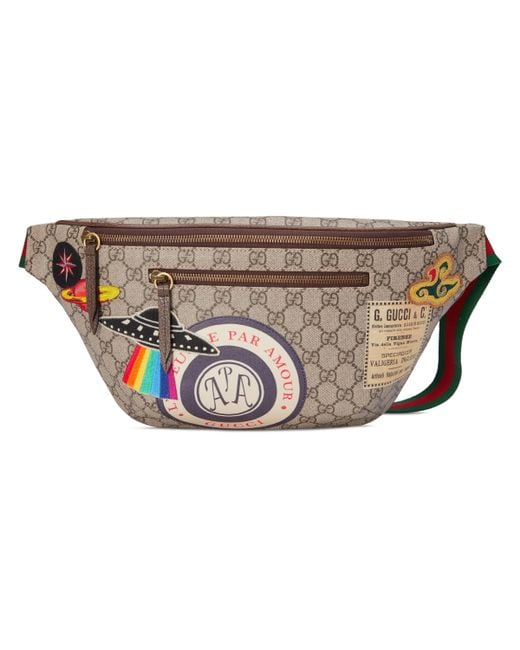 Gucci Natural Courrier GG Supreme Belt Bag for men
