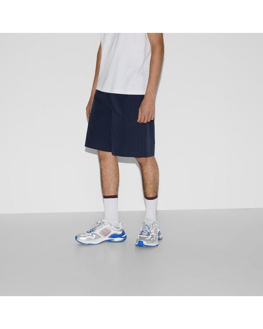 Gucci Blue 2.0 Sneaker, Fabric for men