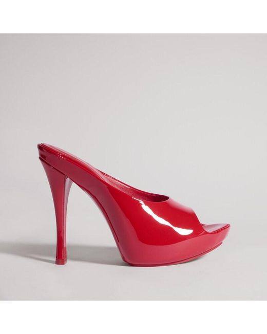 Gucci Red Stiletto Platform Slide, Uk