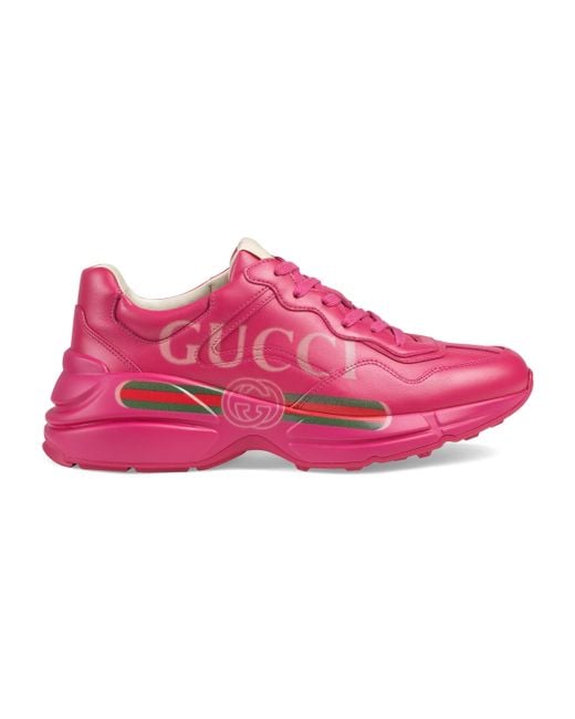 All pink gucci clearance sneakers