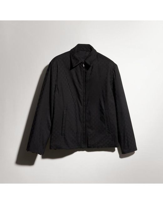 Gucci Black Reversible Wool Zip Jacket, Size 58, Ready-To-Wear for men