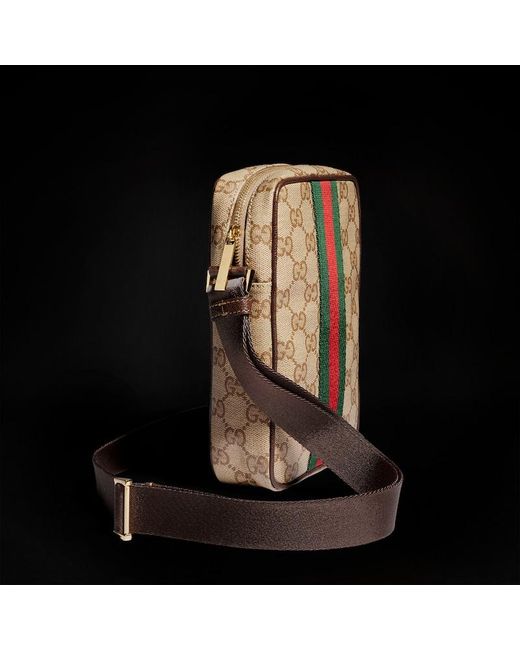 Gucci Natural Gg Mini Bag With Web