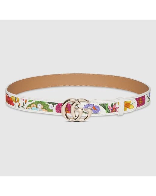 Cinturón Gg Marmont Estrecho, Talla 100 Gucci de color Multicolor