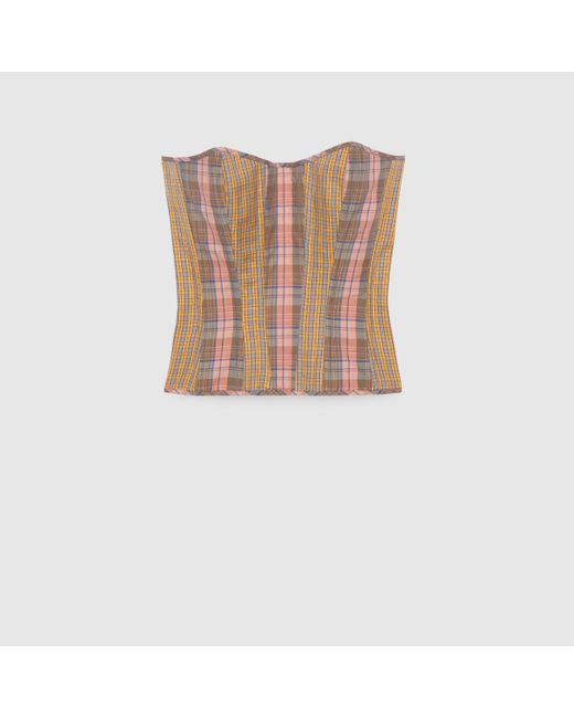 Gucci Squared Corset in Natural for Men | Lyst