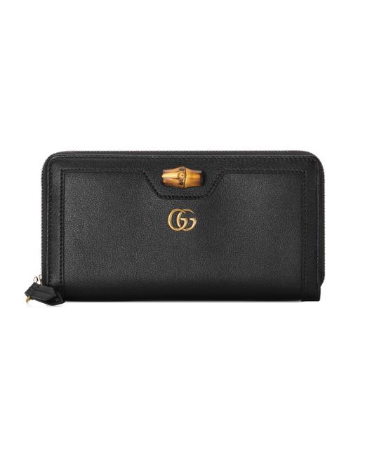 Gucci Diana Continental Wallet in Black - Lyst