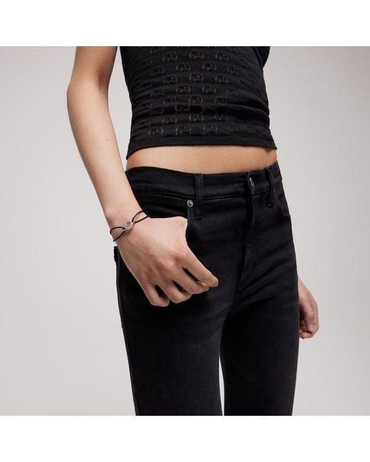 Gucci Metallic Interlocking Cord Bracelet