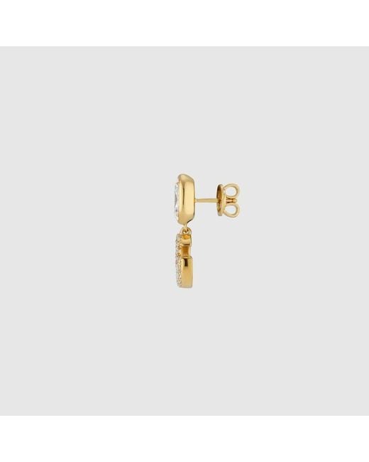 Gucci Metallic "Gg Marmont" Earrings