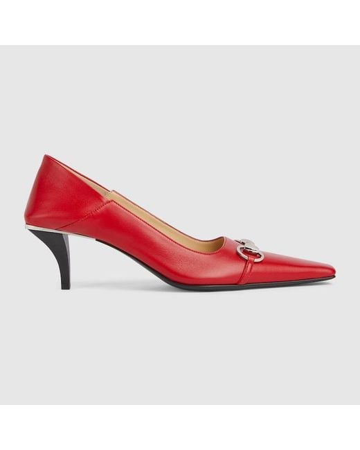 Gucci Red Vittoria Pump