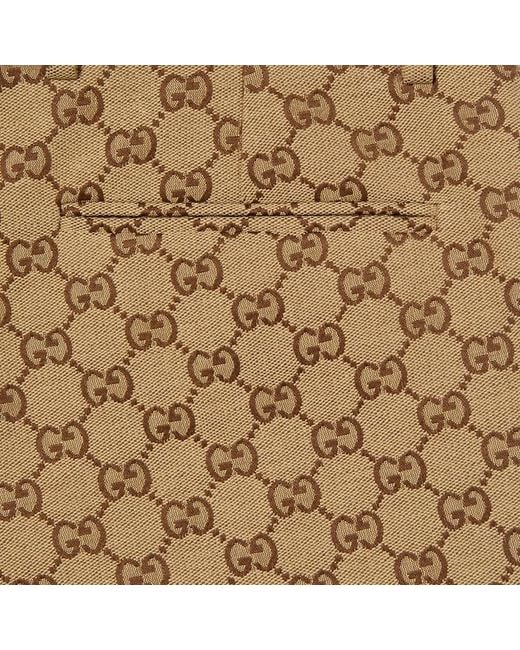 Gucci Ggキャンバス ショートパンツ, ブラウン, ウェア Natural