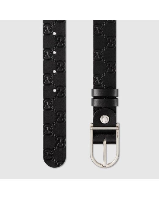 Gucci Black Reversible Belt With Rounded Buckle, Size 100 for men
